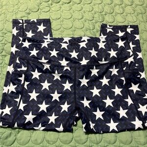CVG cropped star leggings